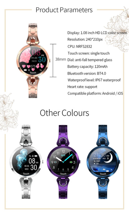 Metallic Minimalist Lady Smartwatch
