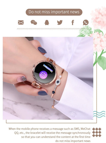 Metallic Minimalist Lady Smartwatch