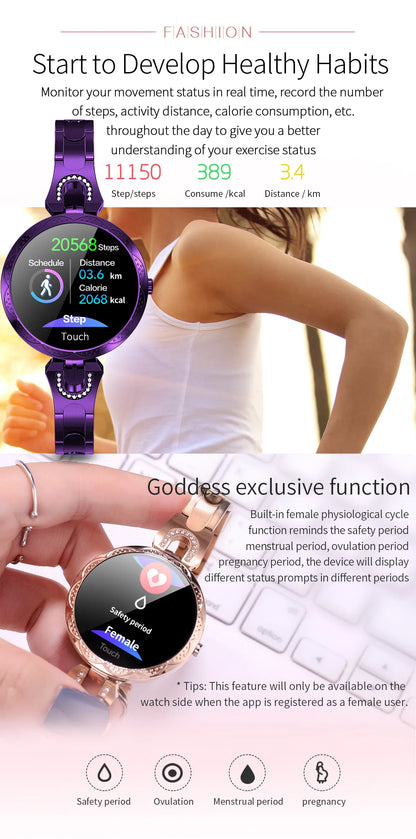 Metallic Minimalist Lady Smartwatch