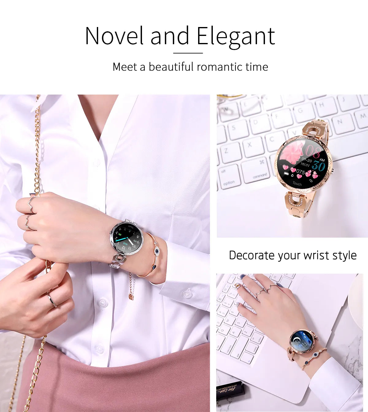Metallic Minimalist Lady Smartwatch