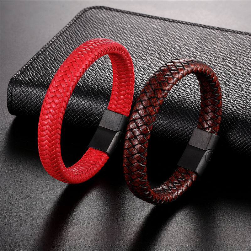 Armbänder aus echtem Leder