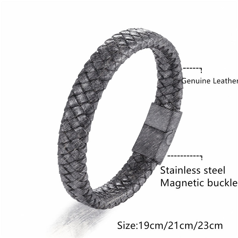 Armbänder aus echtem Leder